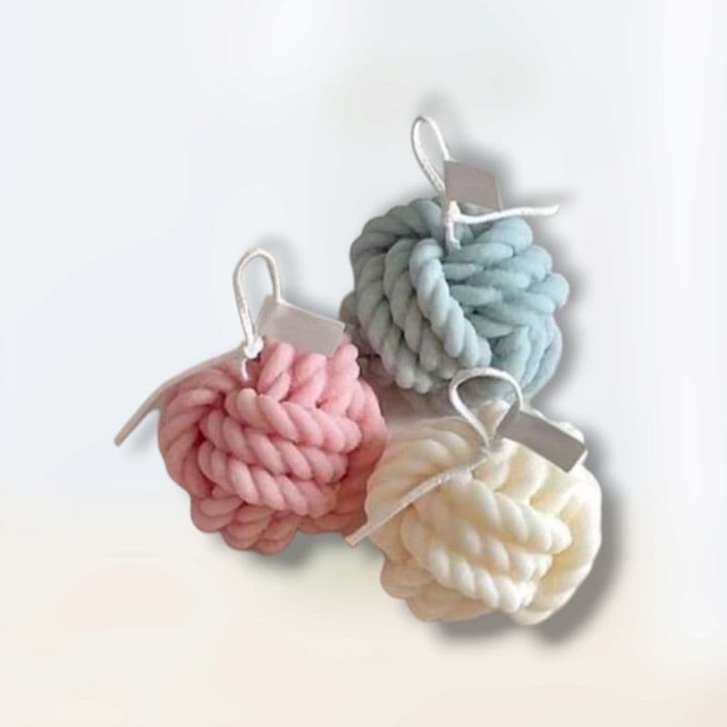 Mini Vela Aromática Novelo de Lã/ lembrancinha/ Vela Perfumada/ Várias cores/ Decoração