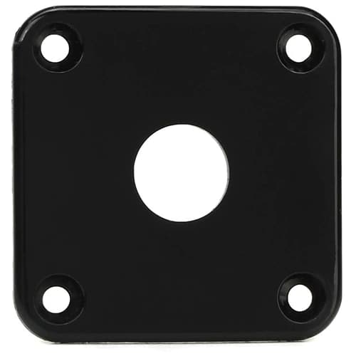 JACK PLATE ACABAMENTO P/JACK LESPAUL QUADRADO PLASTICO
