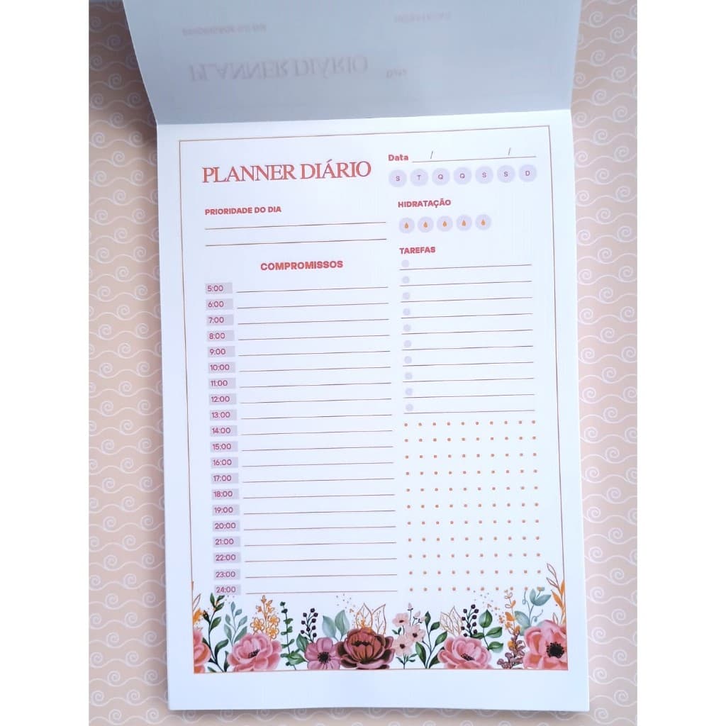 Planejador Diario blocado