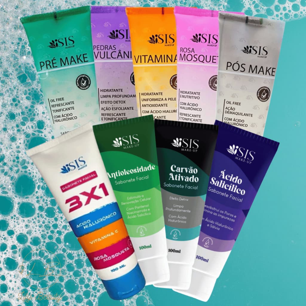 Sabonete Liquido Facial - ISIS Make-up 100 ML - Varias Opções Escolha a Sua.