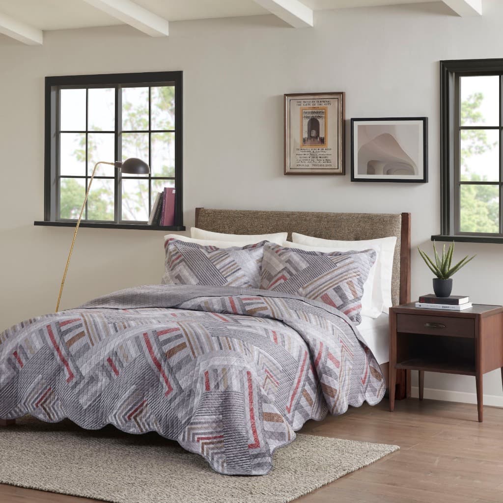 O Cobre Leito Dupla Face Padrão Paris 3 peças é um kit luxuoso e elegante, composto por um cobre leito em ultrassónico e