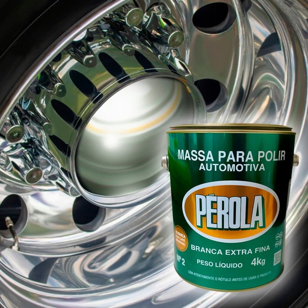 Massa para Polir nr. 2 Base Solvente 4 Kgs. Pérola