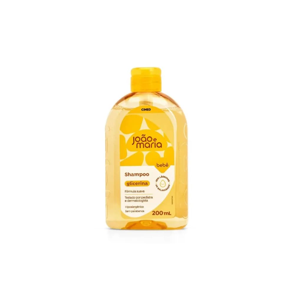 Shampoo Bebê Cimed João e Maria Glicerina 200ml