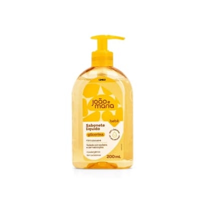 Sabonete Líquido Bebê Cimed João e Maria Glicerina 200ml
