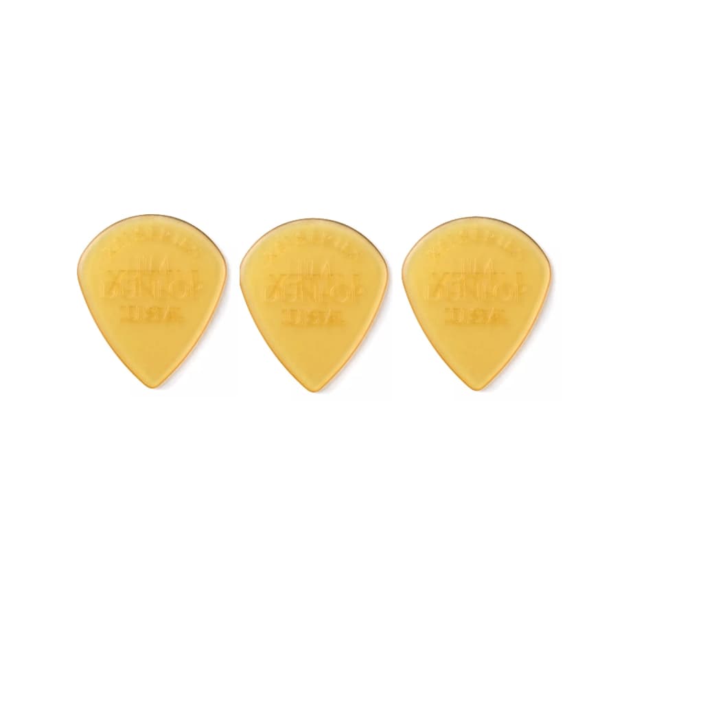 Palheta Dunlop Ultex Jazz Iii Xl 427pxl 1.38mm Com 3 Cor Amarelo Tamanho Xl 1,38mm