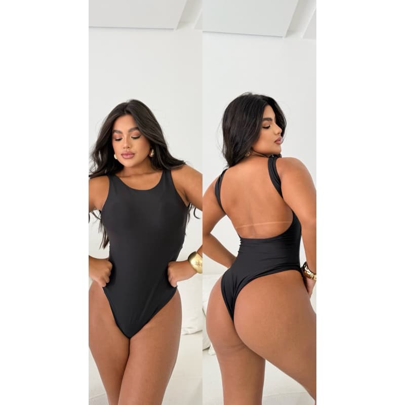Body Feminino Costa Nua Alça Moda