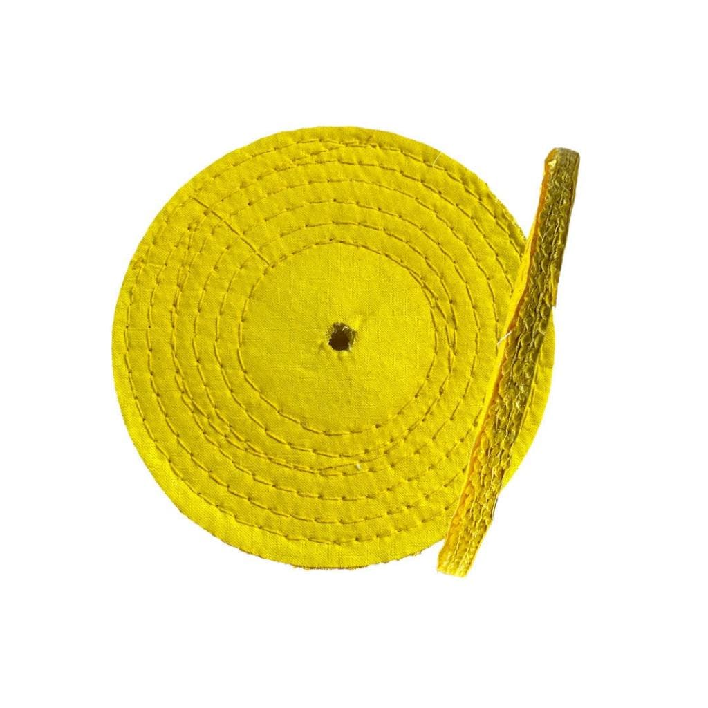 Roda Transisal Amarelo Resinado - Expessura 10mm - Riscos Polimento