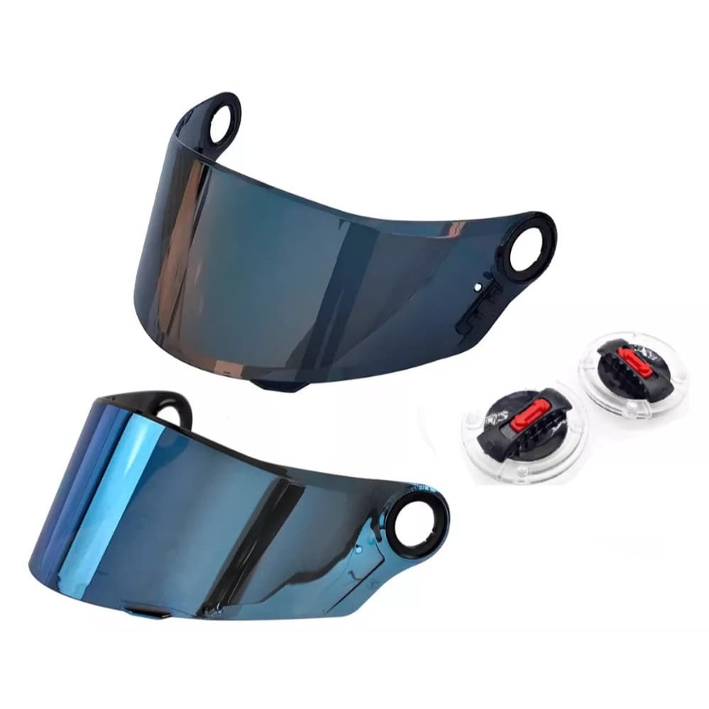 KIT 2 VISEIRAS VISION MAIS BOTÃO LS2 FF358 GT GTN GTX DIVERSAS CORES QUALIDADE PREMIUM