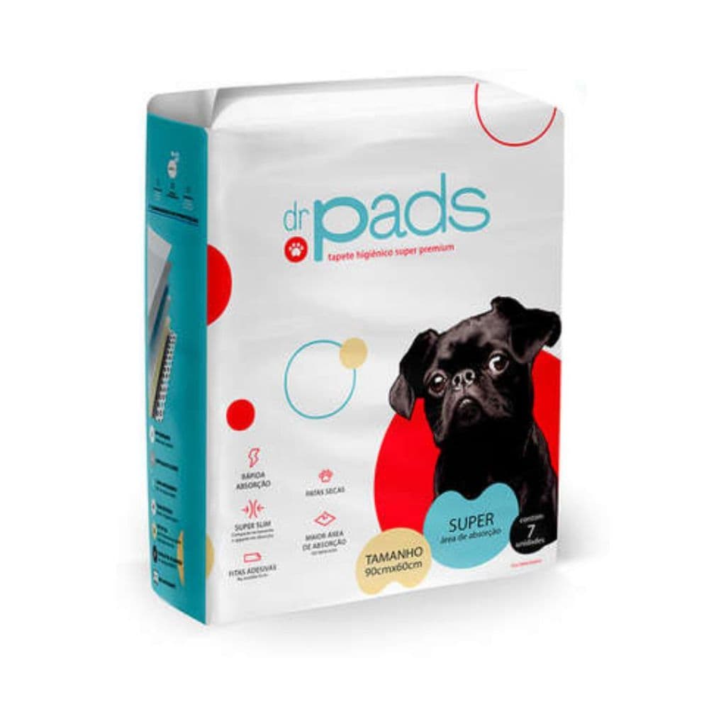 Tapete Higiênico Super Premium 90x60 Dr. Pads C/ 30 Un.