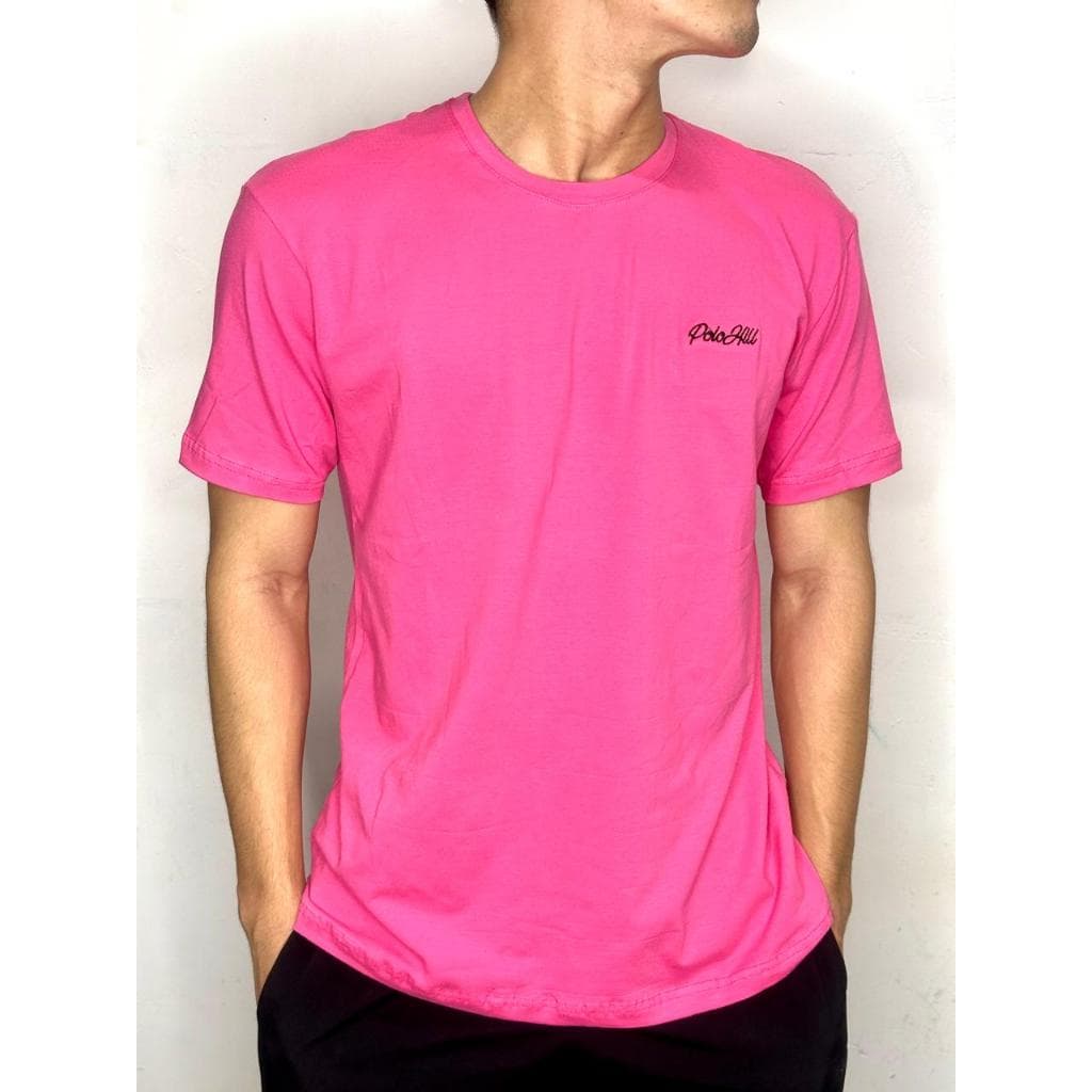 Camisetas Masculinas de Malha Cotton bordada Algodão Básicas Camisas Premium