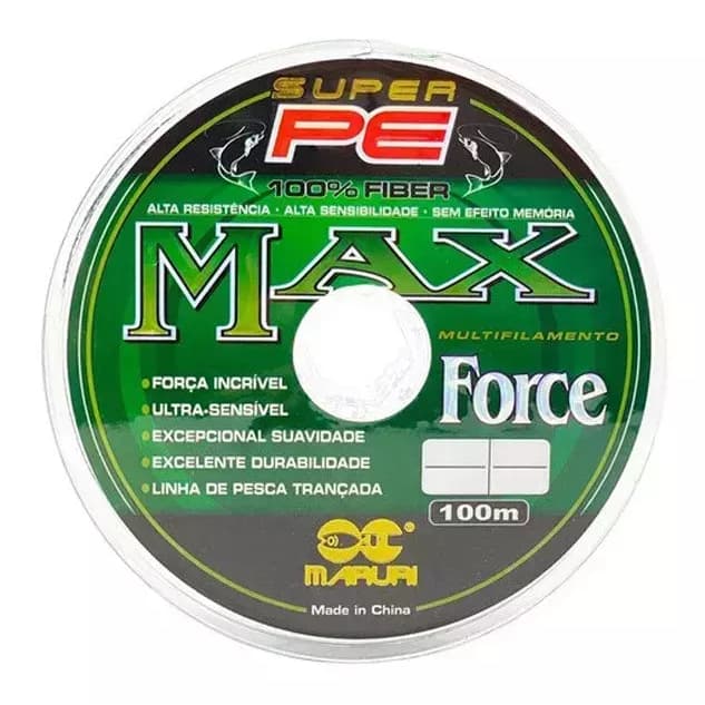 Linha Multifilamento Max Force 4x - 100m