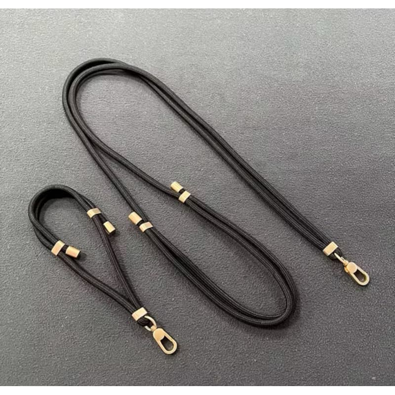 Kit de luxo Duplo cordão para pescoço para mão Dourado forte para celular iPhone android Luxuoso