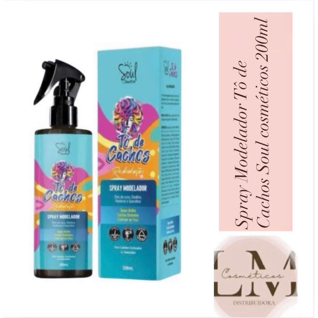 Spray Modelador de Cachos Soul Cosméticos 200ml