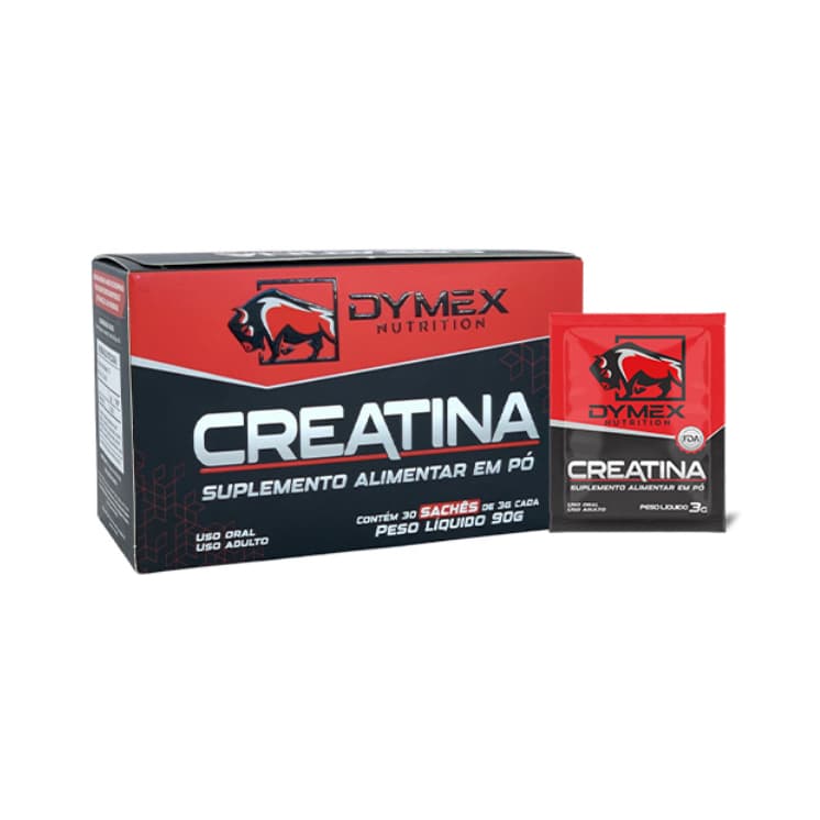 Creatina Dymex Nutrion Em Pó 3000mg  C/ 30 Sachês De 3g