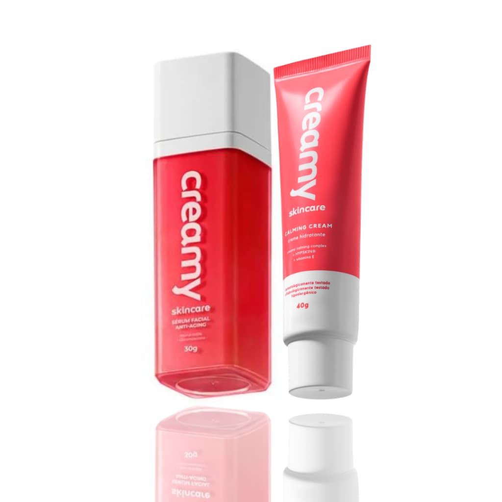 Kit Retinal e Calming Cream Creamy Skincare