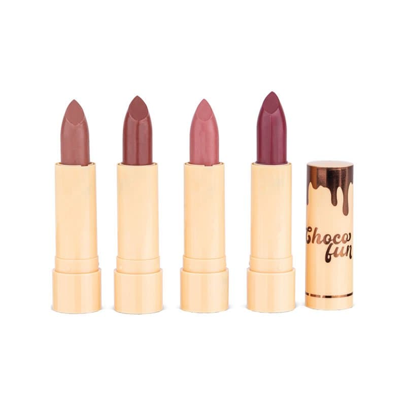Batom Soft Matte Choco Fun Nude Kit C/4 Batons