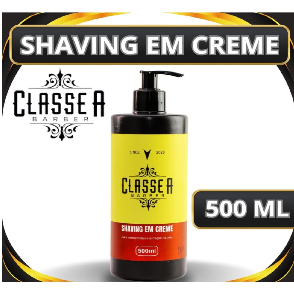 Refil Shaving Em Creme Classe A 1kg Pra Fazer Barba Pezinho E Navalhado Hidratante