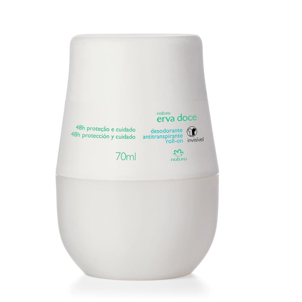 Desodorante Antitranspirante Roll-On Erva Doce 70 ml.