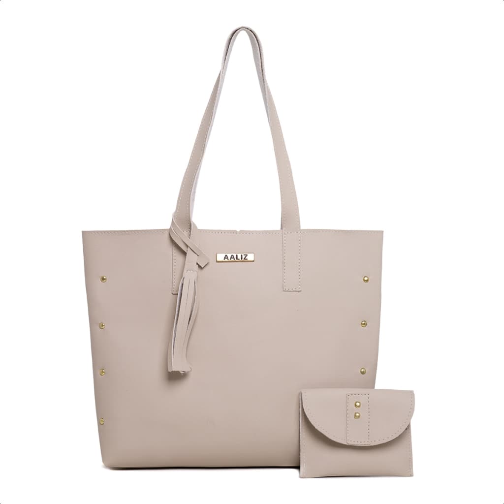 Kit Bolsa Sacola Feminina Média de Ombro + Carteira Pequena Feminina Porta Moedas