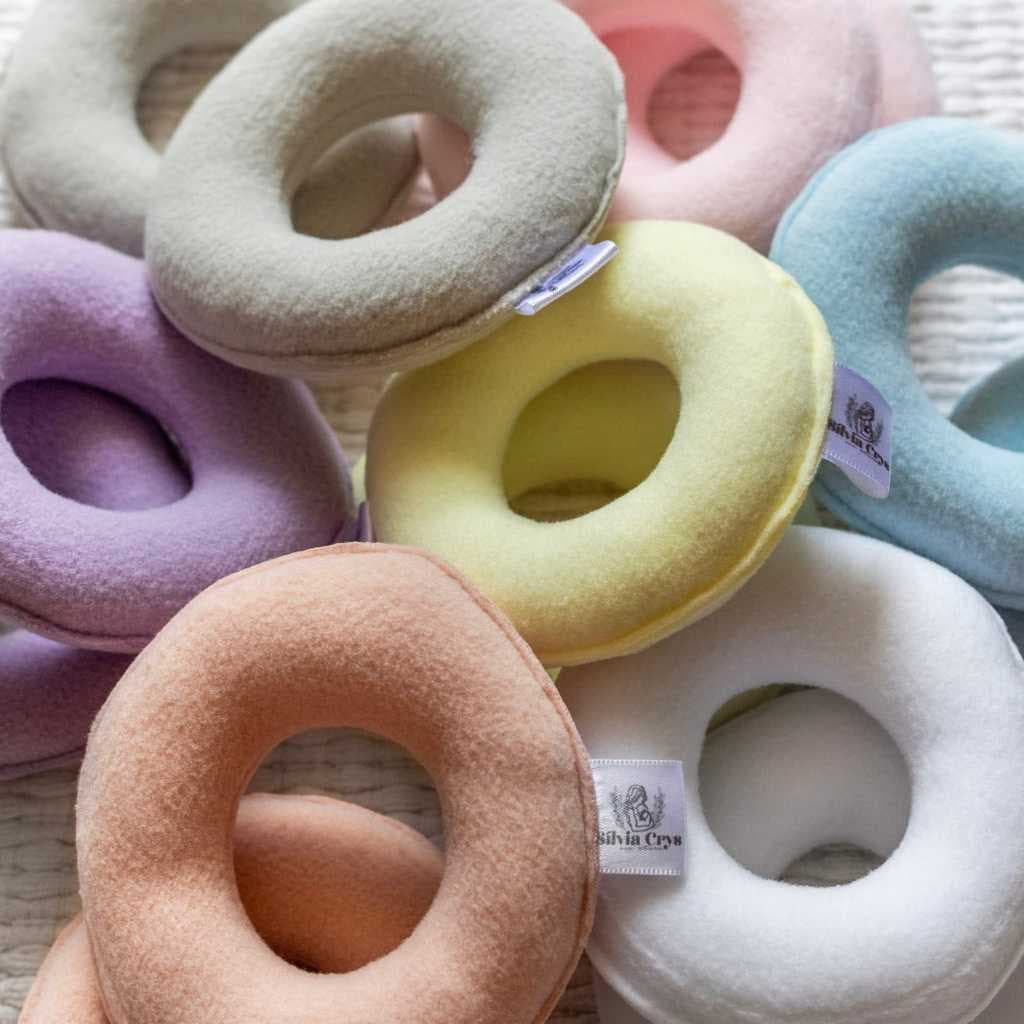 KIT 3 pares de Rosquinhas de Amamentação antialérgicas/rosquinhas para seios
