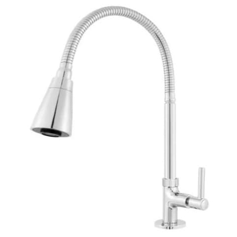 Torneira Gourmet bancada de cozinha Pia banheiro flexível ABS e metal