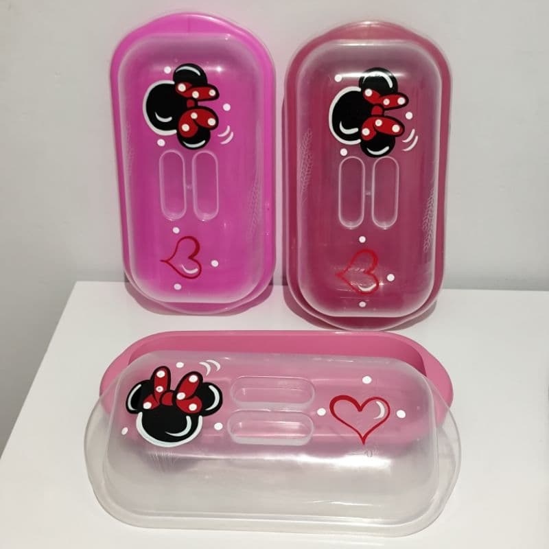 Porta pão de plástico Minnie | Escolha variação