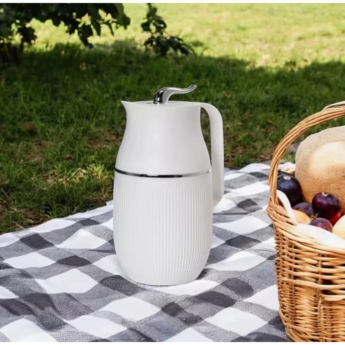 Garrafa Termica 1l Vicenza Branca Para Cha Cafe Termopro