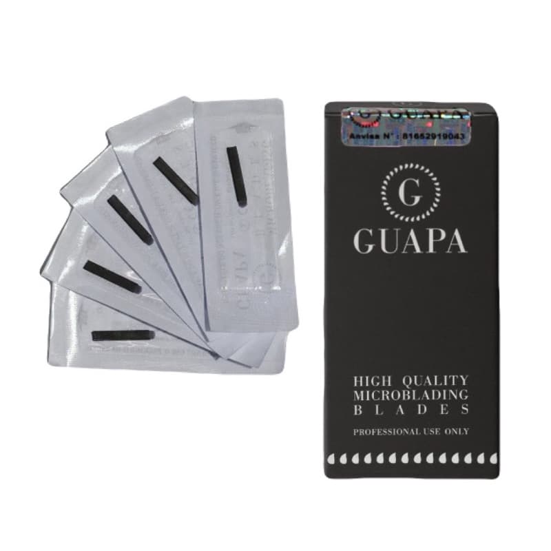 10 lâminas Guapa 18u 0.15mm Ultra Nano Microblanding