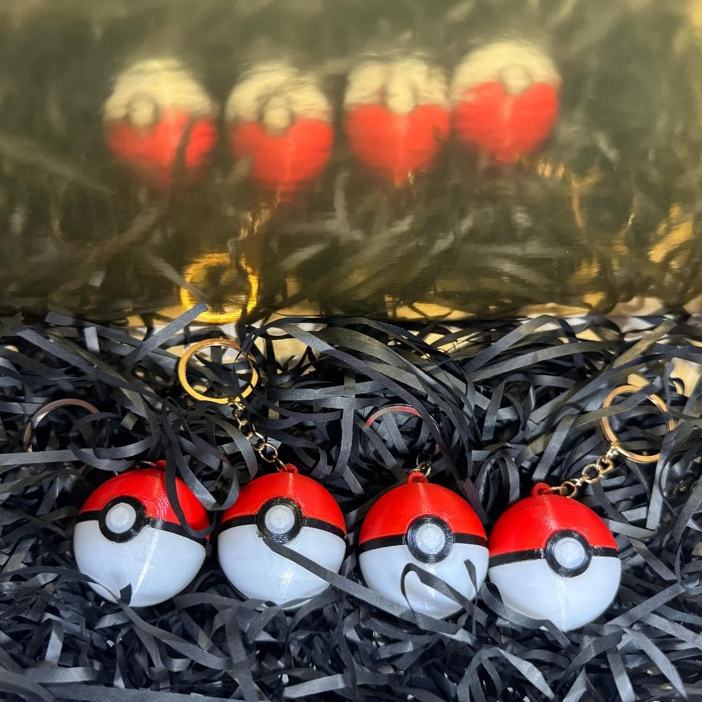 Chaveiro Pokebola Pokemon 40mm Perfeito Para Presentear Fãs