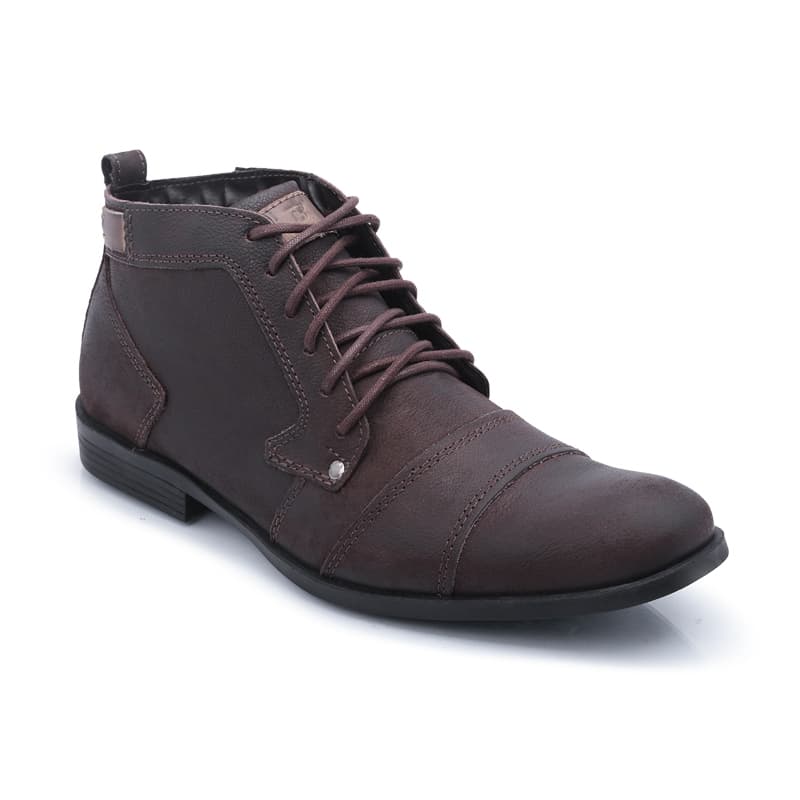 Bota Masculina Coturno Botina Country Social Couro Rustico