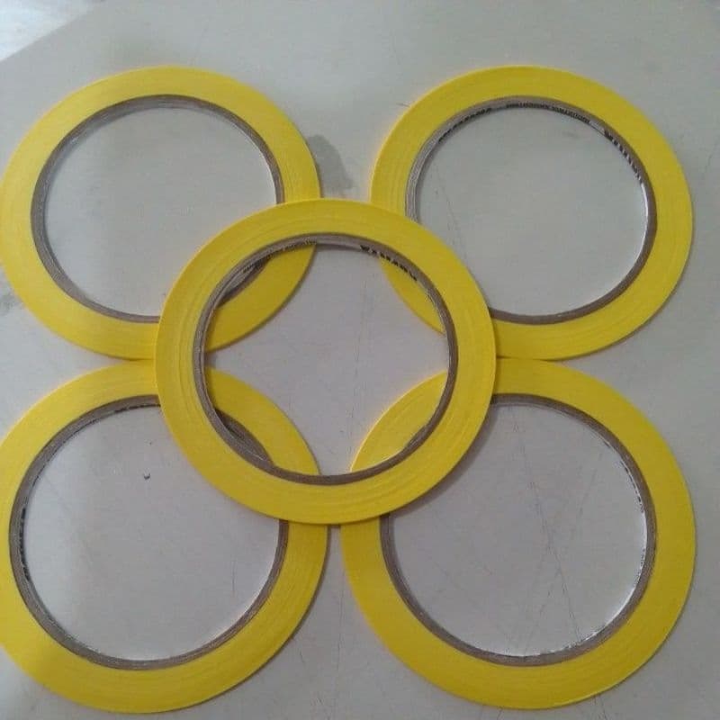 Fita crepe filete 2mmx40metros kit 5 rls