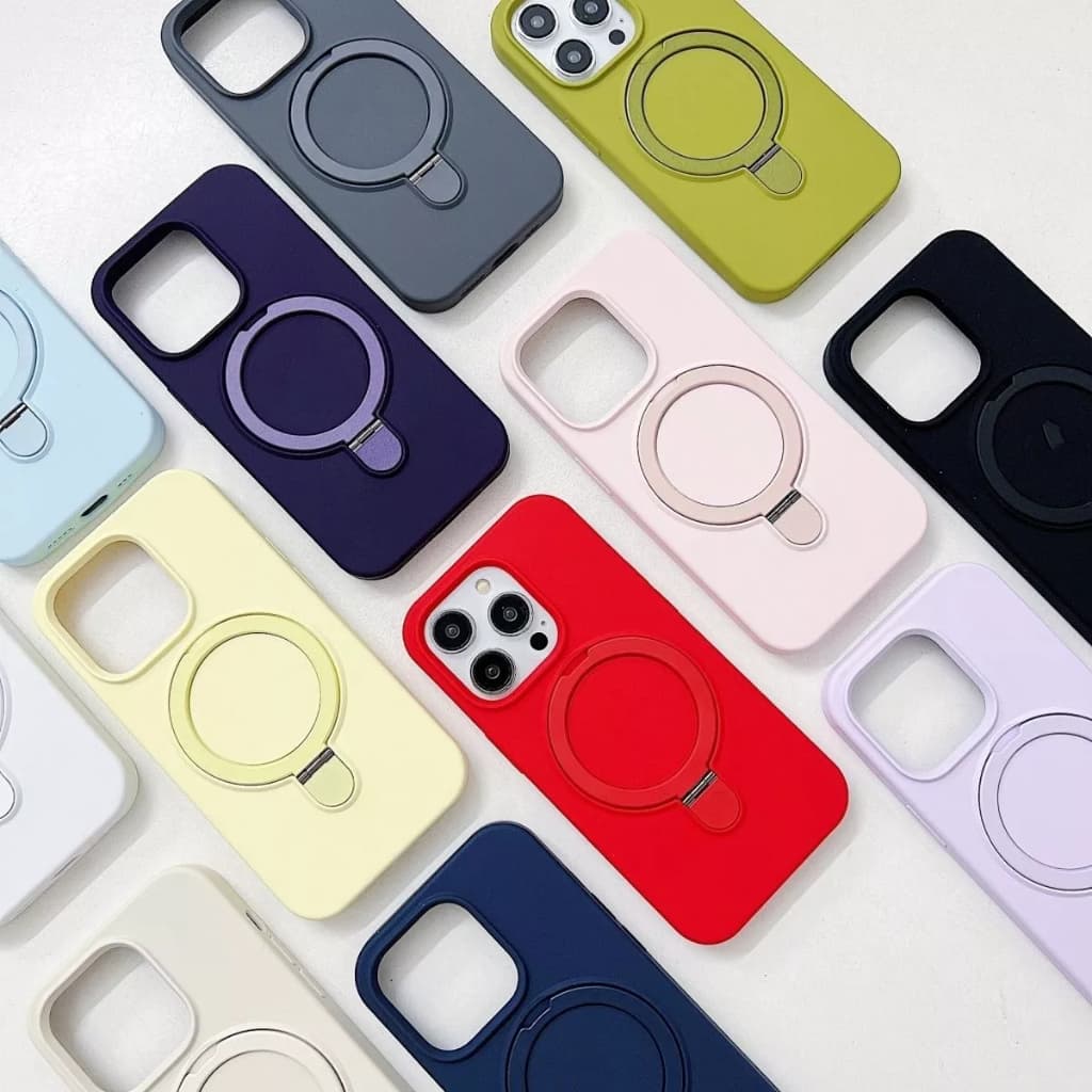 Capa Capinha Silicone de Luxo Case para iPhone 14 15 16