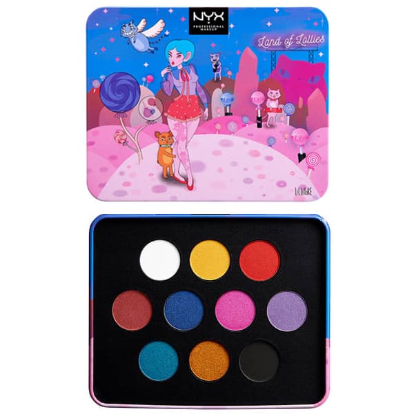 BELEZA MINHA | PALETA DE SOMBRAS NYX LAND OF LOLLIES SHADOW PALETTE | Embalagem lata | Original NYX