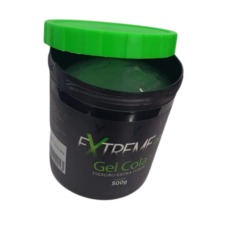 Gel Cola fixação extra forte 500g Original Mega Fixação | Sem Alcool | Para Todos Tipos de Cabelo | Envio em 24 Horas