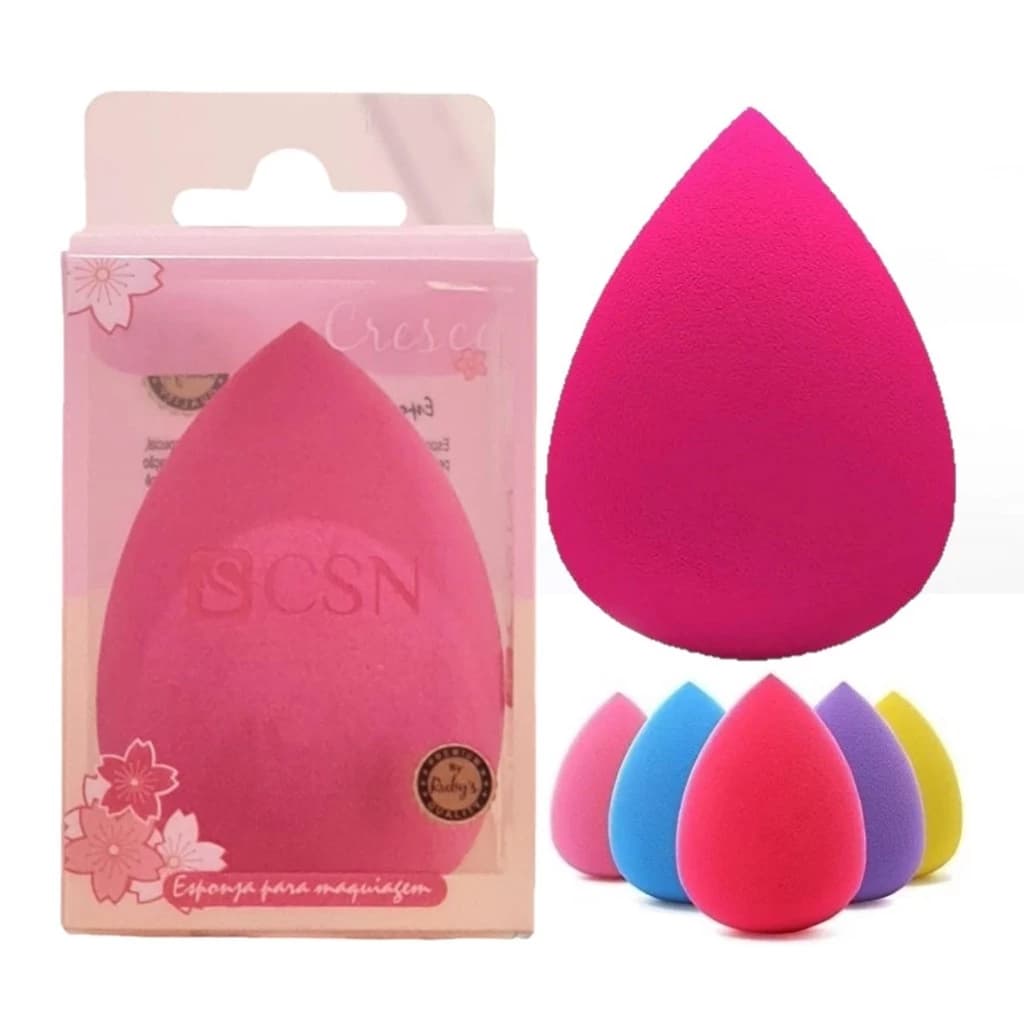 KIT OU UNIDADE  COM ATE 4 ESPONJA FACIAL GOTA - CISNE
