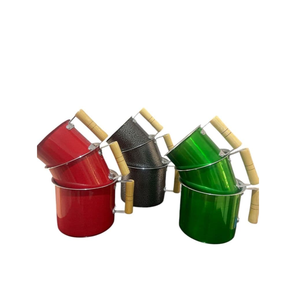 Kit 3 canecos ( jogo) fervedor para café chá leiteira -coloridos