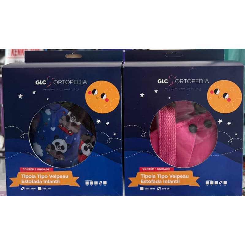 Tipoia Infantil Velpeau Estofada Bilateral – Suporte para Braço – GLC