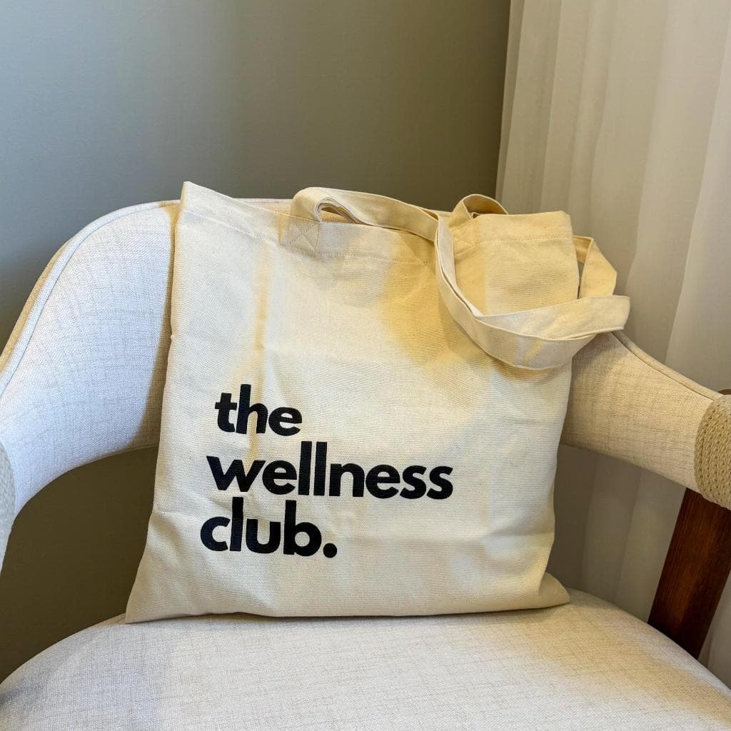 Ecobag Sacola em Sarja Algodão Cru - The Wellness Club