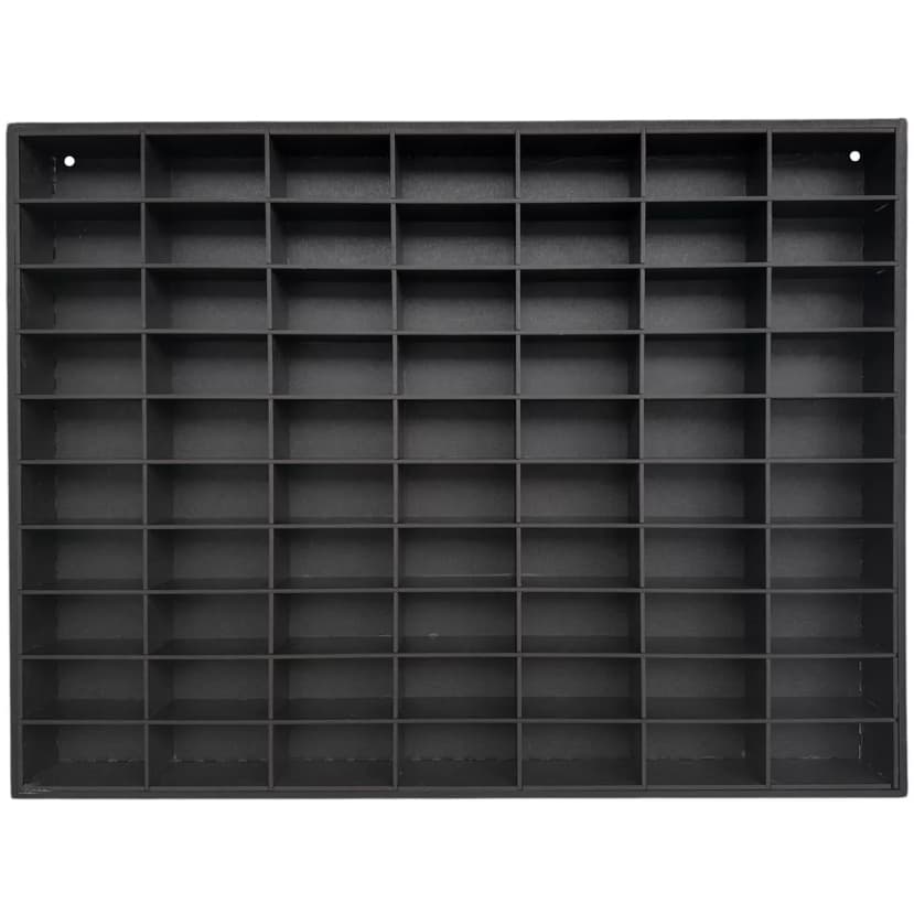 Porta Hot Wheels P/50 Carrinhos Mdf Preto Estante Decorativo
