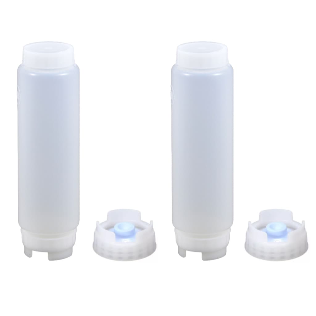 Kit com 02 Bisnaga Fifo 473ml Molhos e Caldas Válvula Azul Extra Grande