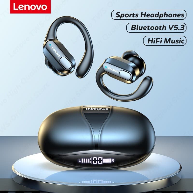 Lenovo XT80 Fone De Ouvido Sem Fio Bluetooth 5.3 À Prova Água TWs Alta Fidelidade Com Microfone Cancelamento ruído
