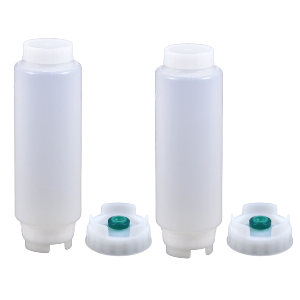 Kit com 02 Bisnaga Fifo 590 ml Molhos e Caldas Válvula Verde
