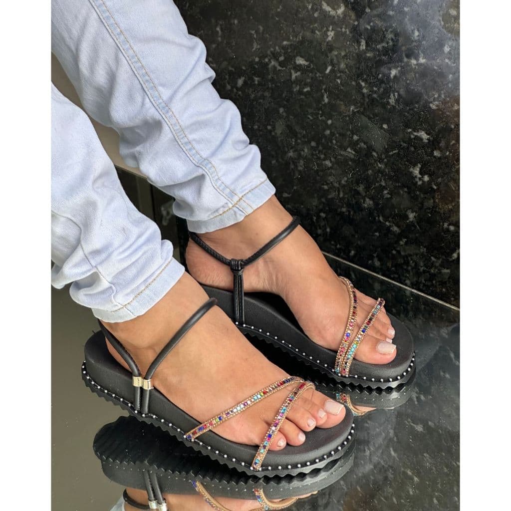 papete birken feminina sandalia brilho ultra confortavel 055 tendencia verão 2025