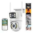 Câmera De Segurança A28b Wi-fi Smart Camera Dupla 3mp Icsee Cor Branco