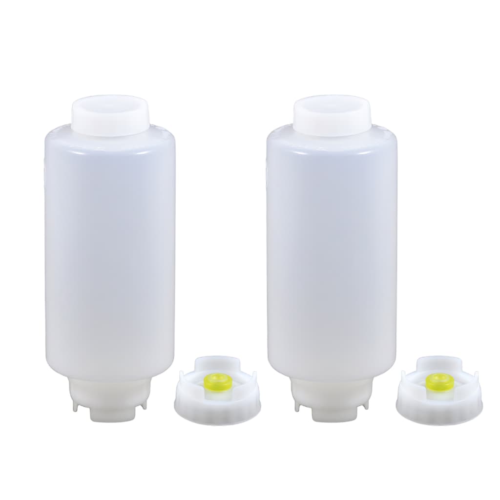 Kit com 02 Bisnaga Fifo 946 ml Molhos e Caldas Válvula Amarela