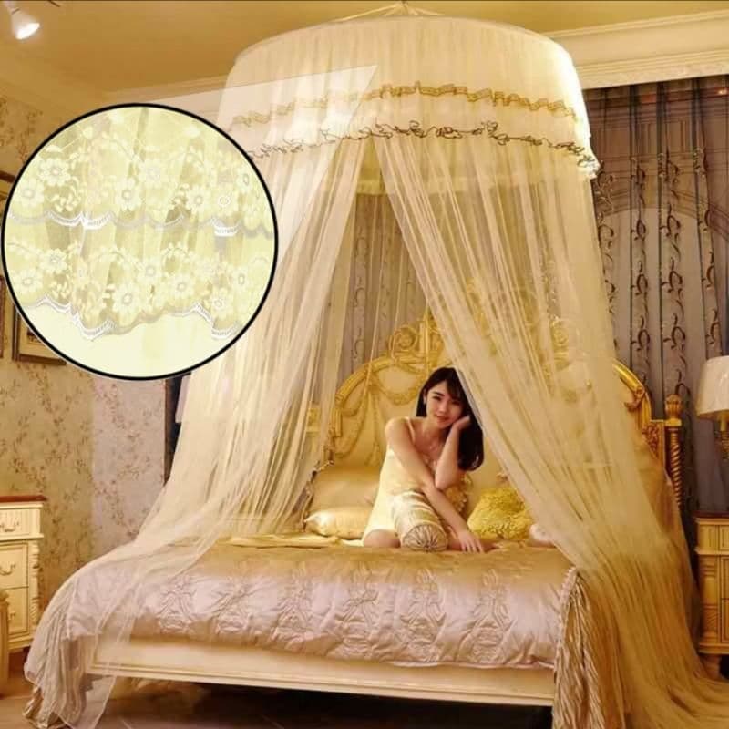 Mosquiteiro indiano Teto Casal Gigante 14 metros C/Abertura lateral Casal/Queen/king/size