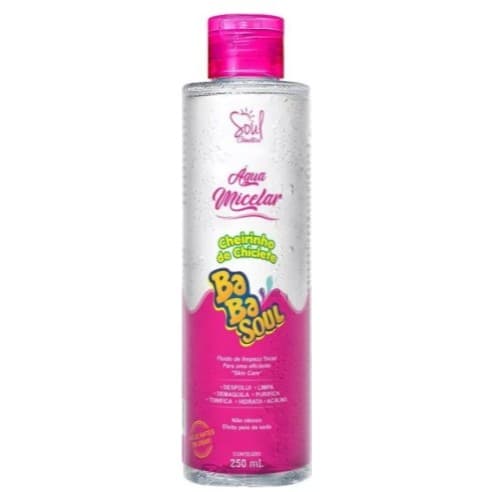 SOUL BABASOUL AGUA MICELAR CHEIRINHO DE CHICLETE 250ML