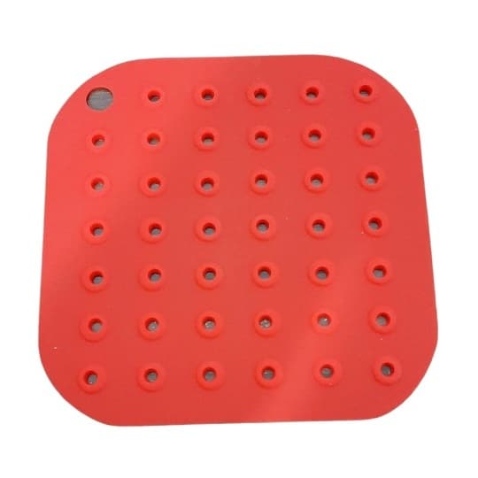 Forro Protetor Silicone Air Fryer Modelo Quadrado 17,5 Cm