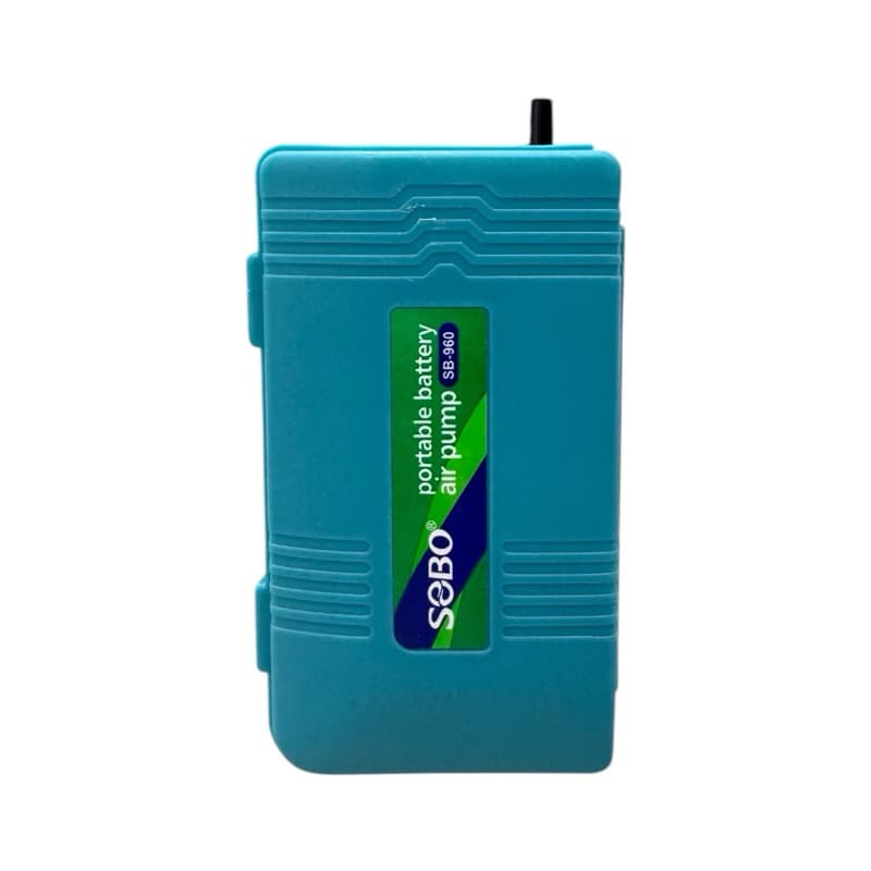 COMPRESSOR OXIGENADOR PORTÁTIL A PILHA 2L/M  P/ QUEDA DE ENERGIA E TRANSPORTE DE ISCA VIVA E PEIXES.