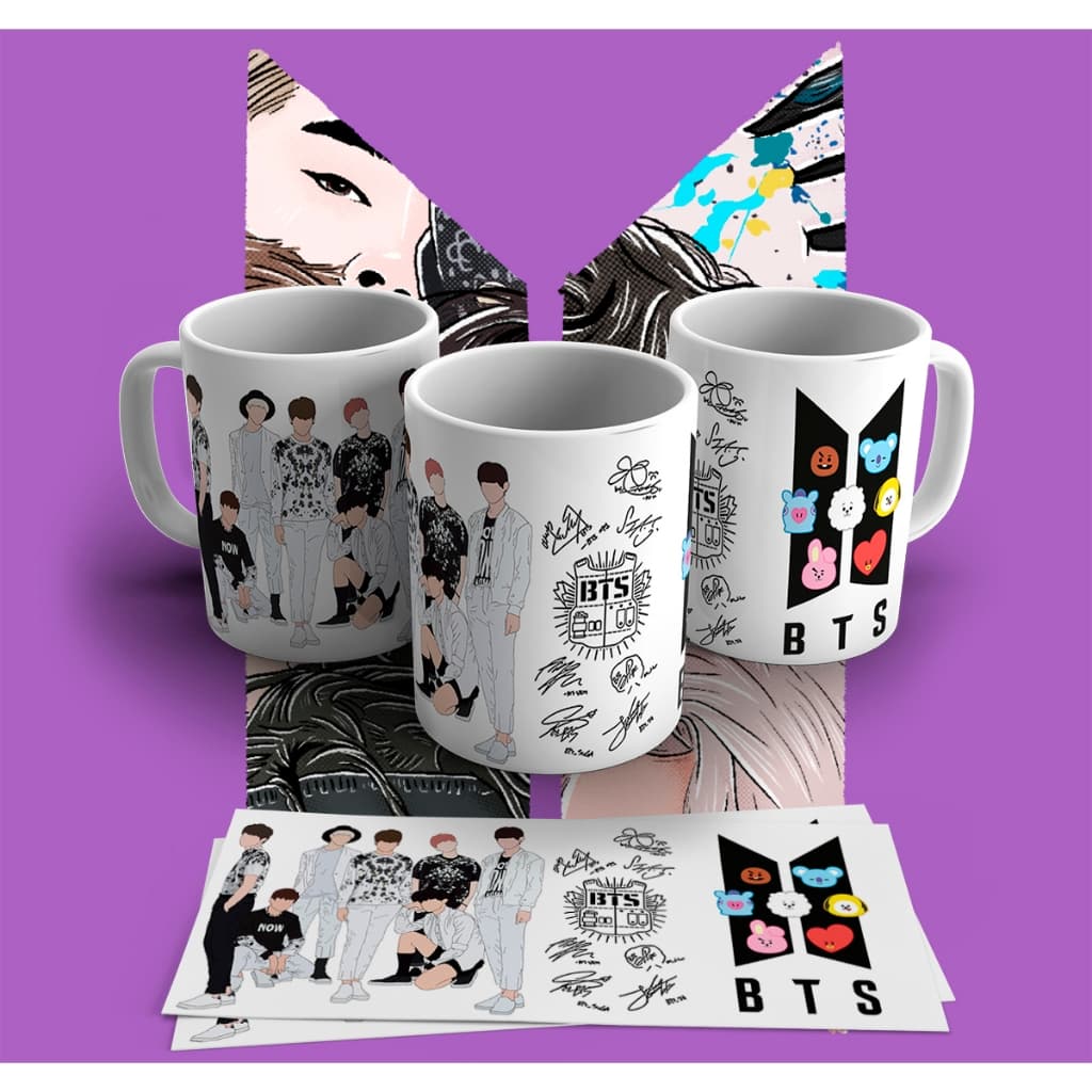 Caneca Grupo BTS Personalizada - Bangtan Boys